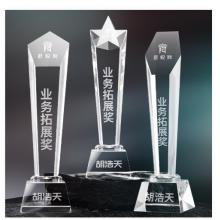 奖杯	定制水晶奖杯