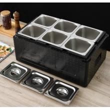保温箱 丽天 规格：外径59*375*27  内径51.5*30*20，内1/6份数盆高20cm 304不锈钢
