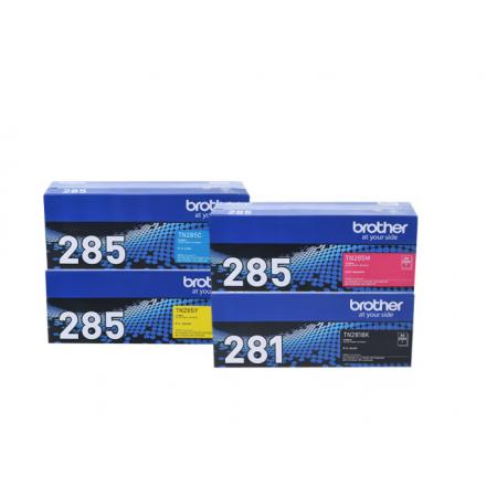 兄弟（brother）原装TN-281BK/285CMY 墨粉盒四色套装