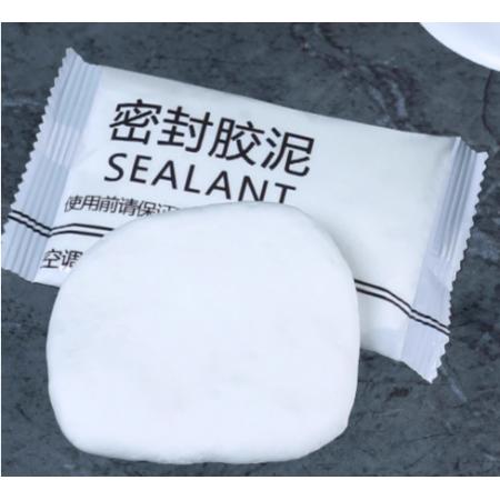 白色空调堵洞泥