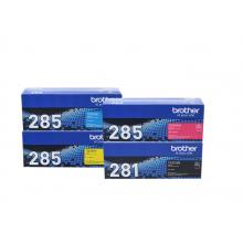 兄弟（brother）原装TN-281BK/285CMY 墨粉盒四色套装