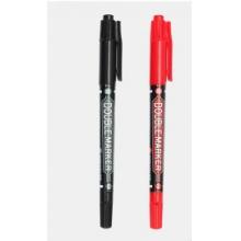 晨光 M&G 小双头记号笔 MG-2130 细头2.0mm 极细头0.5mm (红色) 12支/盒