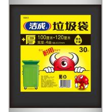 黑色垃圾袋 洁成 中号60*80（50个/捆，20捆/包（采购5包）