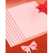 彩纸（粉色）得力7757	100张/包