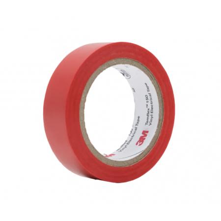 3M 150# 电工胶带 电气绝缘胶带 PVC电工胶布 无铅600V 防潮耐酸碱 红18mm*10m*0.13mm 10卷