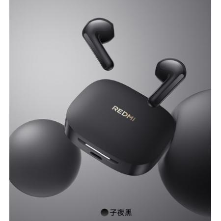 小米（MI）Redmi Buds 7S半入耳主动降噪 蓝牙耳机 适用于安卓苹果手机 子黑夜