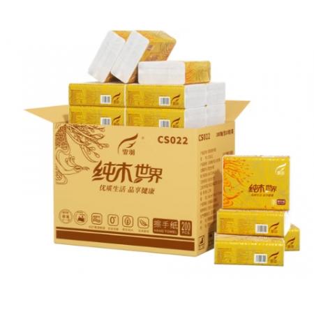 霏羽擦手纸1层200抽*10包商用抽纸酒店厨房XL码檫手纸整箱CS022