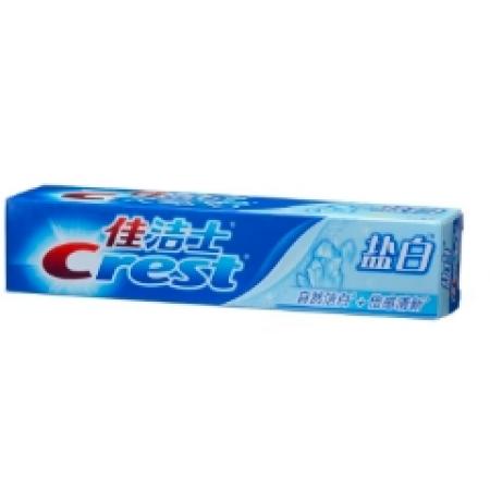 佳洁士洁齿盐白牙膏清凉薄荷香型含氟牙膏套装3支共270g