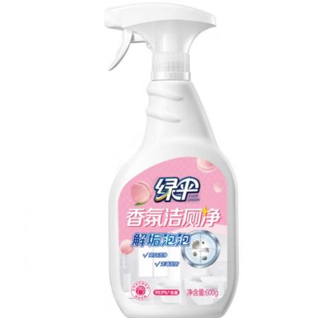 绿伞蜜桃香氛洁厕净 马桶瓷砖清洁剂洁厕灵 杀菌率99.9% 600g*2瓶