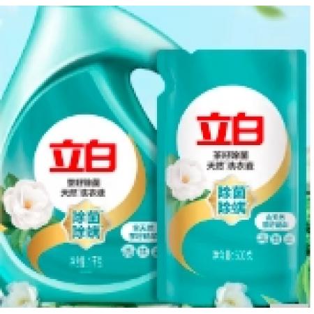 立白天然茶籽洗衣液 3斤 除菌除螨抑菌 手洗机洗祛味含补充装