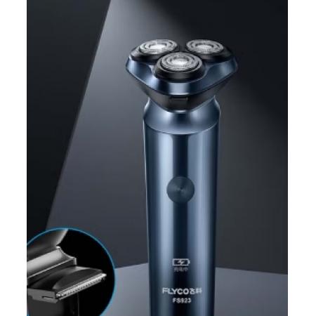 飞科（FLYCO）男士智能剃须刀旋转式电动刮胡刀剃胡须刀便携款全身水洗三刀头生日节日礼物送男友送父亲FS923