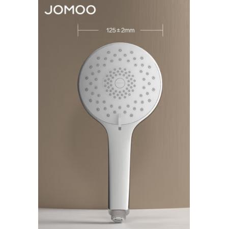 九牧（JOMOO）花洒喷头大面板三功能双增压富氧手持花洒S148013
