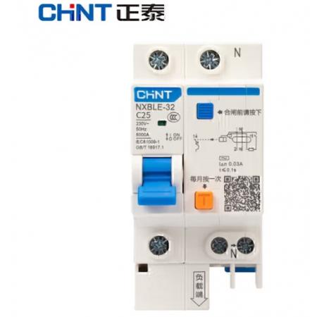 漏电保护器	正泰 NXBLE-32 1P+N 25A