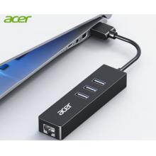 宏碁（acer）分线器	千兆网口+USB3.0*3(usb口)黑色