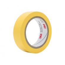 3M 150# 电工胶带 电气绝缘胶带 PVC电工胶布 无铅600V 防潮耐酸碱 黄18mm*10m*0.13mm 10卷
