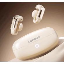 联想（lenovo）蓝牙耳机耳夹式不入耳G型骨传导概念蓝牙5.4无线运动音乐耳机适用苹果华为小米OPPO手机EA400白色