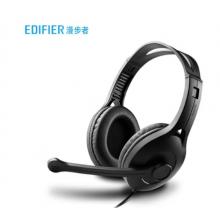 漫步者（EDIFIER）K800 头戴式耳机 电脑耳机耳麦 办公教育 学习培训 黑色