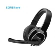 漫步者（EDIFIER）USB K815 头戴式电脑笔记本有线耳机 游戏耳机 在线教育听力对话耳麦 黑色