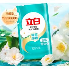 立白天然茶籽洗衣液12斤 除菌除螨抑菌 手洗机洗 祛味去渍 整箱家庭装