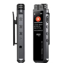 爱国者aigo录音笔R2210C 32G专业录音设备高清降噪长时录音学习商务会议培训采访录音器MP3播放器 黑