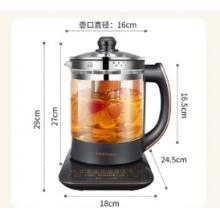 荣事达（Royalstar）养生壶煮茶器烧水壶电热水壶2L大容量家用办公保温316不锈钢恒温玻璃花茶壶YSH2018滤网