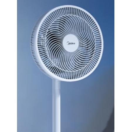 美的（Midea）电风扇 家用七叶立式落地扇宿舍卧室轻音节能摇头桌面小风扇大风力空气循环风扇 SAF30AC