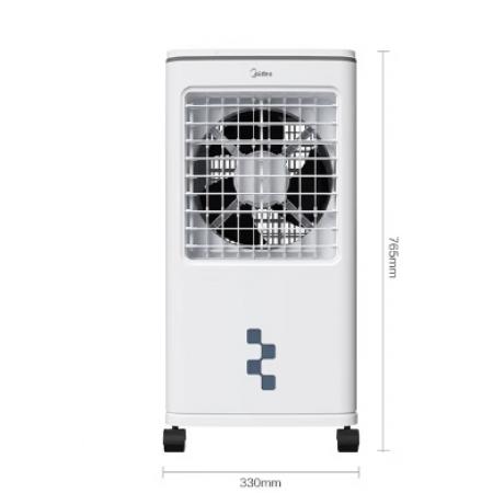 美的（Midea）冷风扇 家用立式单冷空调扇客厅卧室移动冷风机冰晶水冷小空调制冷机 定时遥控制冷风扇 AAG12XF