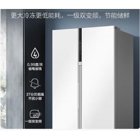 海尔（Haier） 海尔冰箱大冷冻冰箱621升对开门大容量双开门一级变频节能干湿分储WIFI智控家用电冰箱 BCD-621WLHSS95W9U1