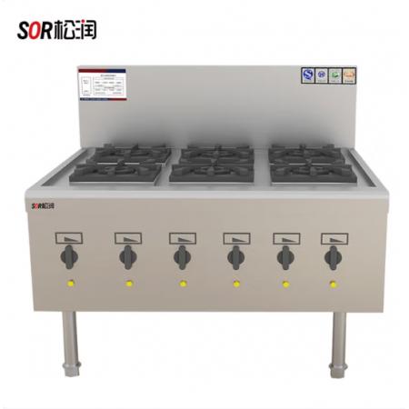 松润	燃气六眼煲仔灶	SOR-P405