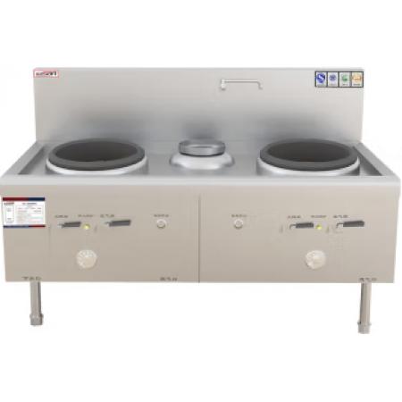 松润	1.8米燃气双头单尾小炒炉SOR-P302