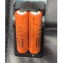 充电电池套装	万格莱18650 3.7V 2800mAh*2粒+一拖二座充