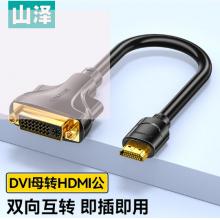 山泽HDMI公对母 转换头 HGD02