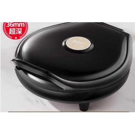 电饼铛	利仁LR-J3076-36mm加深1800W大火力双面加热