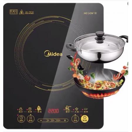 电磁炉	美的C22-WH2202*2200w 35*28cm带锅