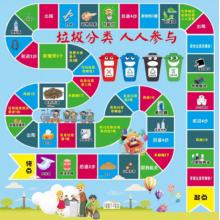 垃圾分类大富翁 2米*2米地垫配骰子