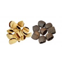 云愈植物果壳材料diy手工果壳包挂配件黑果风铃配件印尼进口小众	木云絮絮挂铃DIY套装