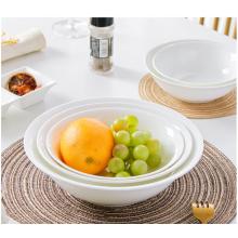 餐碗	巨博骨瓷5.5英寸斗碗14.2cm白色