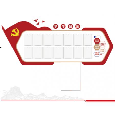 文化墙展板	3x2.9米亚克力加PVC文化墙