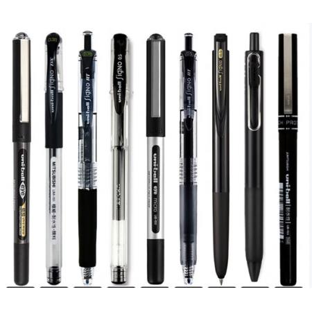 中性笔	三菱精选9支装（038*3，0.5*6