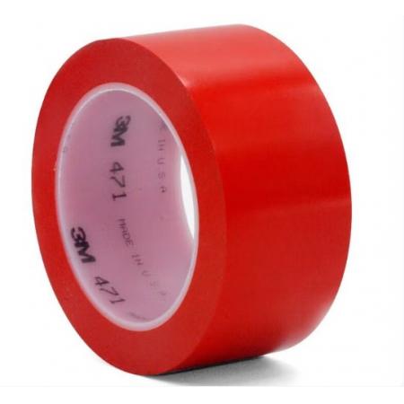 3M红色 PVC地板胶带