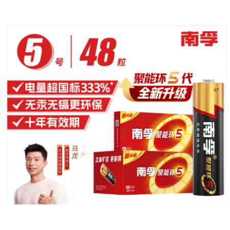 南孚5号电池48粒装