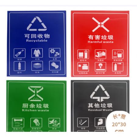 标识贴	壹居长宁20*30PVC