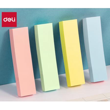 得力 400张4色分条便利贴条形记事贴便签纸 76*19m 66307