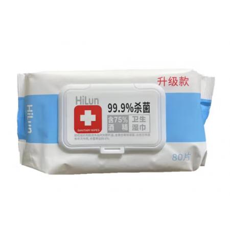 湿纸巾	嗨伦 酒精湿巾