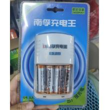 充电电池	南孚5号*4粒装+座充充电器2400毫安