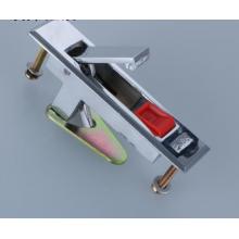 MS507消防栓箱柜门锁 配电箱机柜平面锁 红色按钮 亮铬