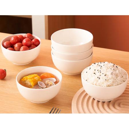 餐碗	纯白瓷12cm 美厨