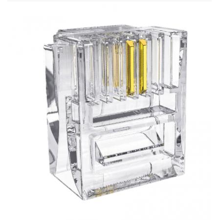 毕亚兹 电话水晶头 6P2C 2芯 50个装 TT23