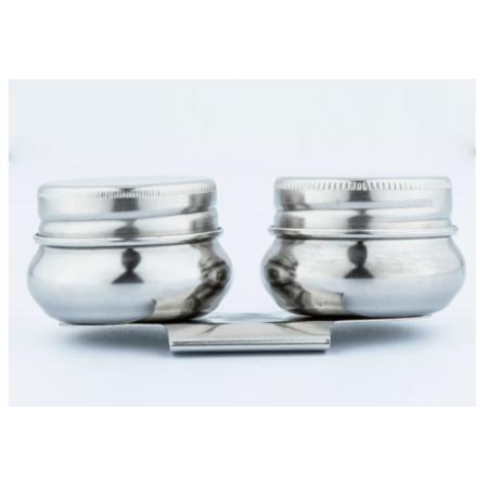 不锈钢油壶 中盛画材 双口油壶