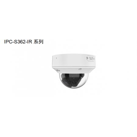 200万智能型星光级变焦防暴半球网络摄像机	宇视科技	IPC-S362-IR@PAEK-IR3-Z-VG